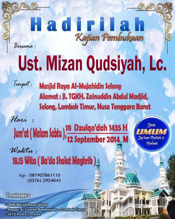 Kajian Pembukaan - Ust Mizan Qudsiyah2